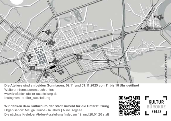 Krefelder Atelier Ausstellunng 2025 - mit dabei Christine Renner