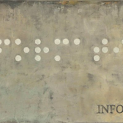 Information / 2011 - Acryl auf Leinwand, 100*50 cm