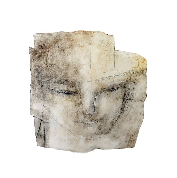 Reihe Contemplation 3  / 2015 - Öl und Wachs auf Papier ca. 40*40 cm
