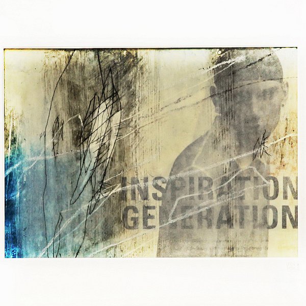 Inspiration Generation  / Wachs auf Papier, 30*20 cm